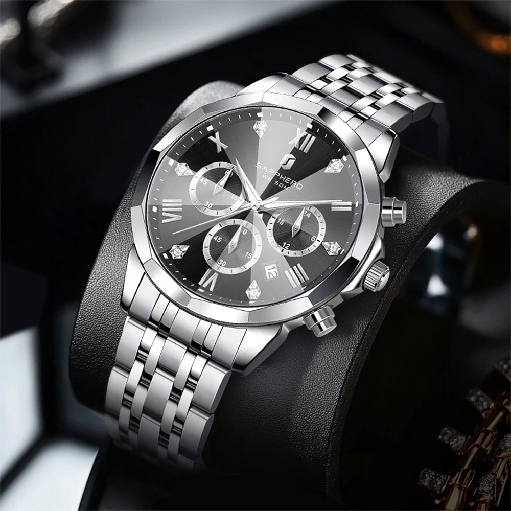 Sapphero Diamond Silver Black