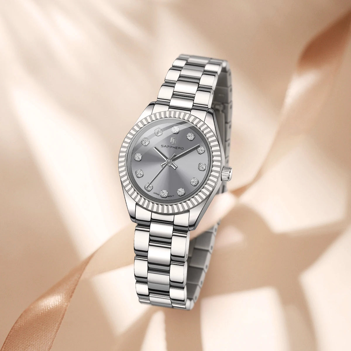 Relógio Feminino Sapphero Lily Gray