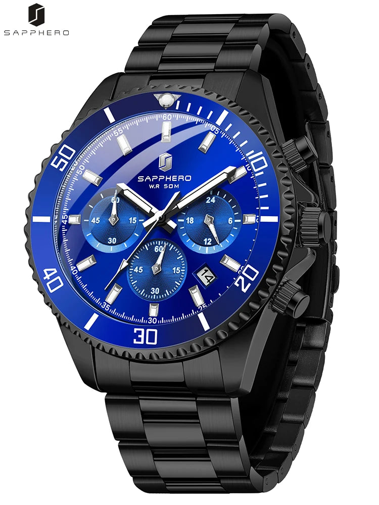 Sapphero Nautilus Blue Black