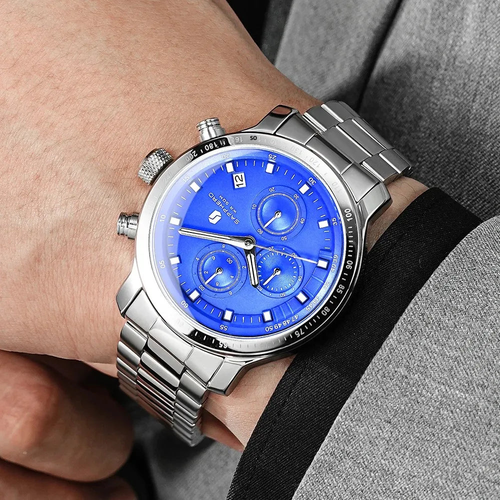 Sapphero Velocity Silver Blue