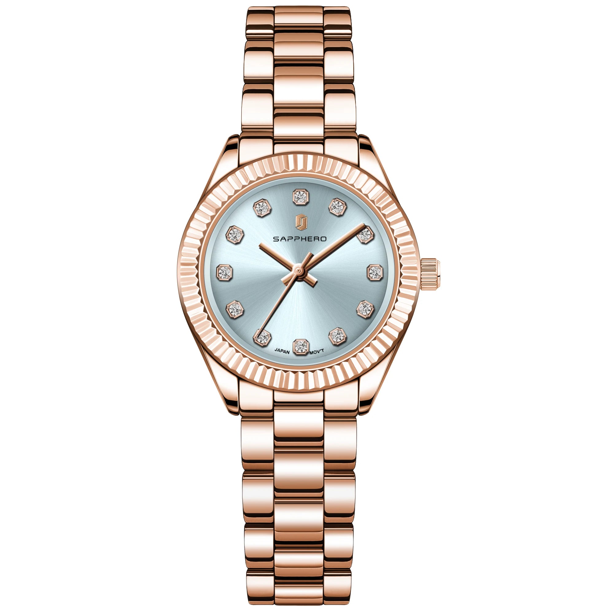 Relógio Feminino Sapphero Lily Rose Gray