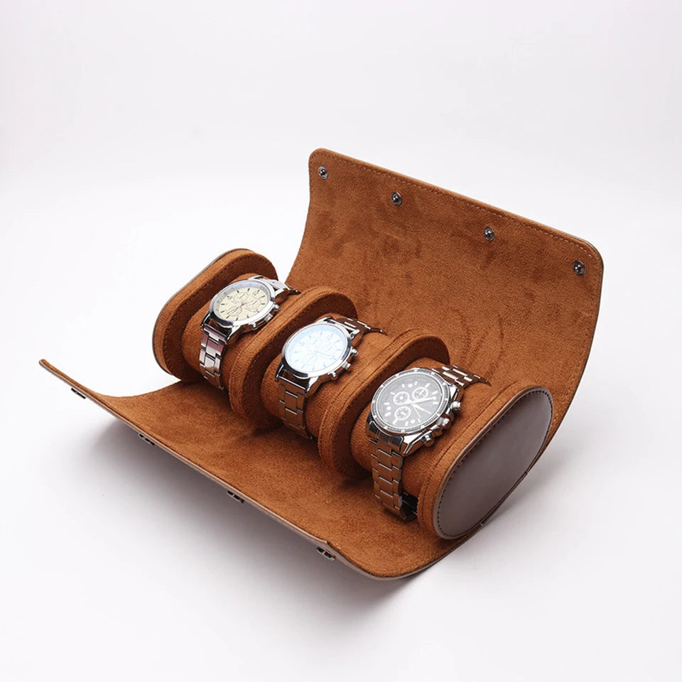 Porta Relógio em Couro Premium